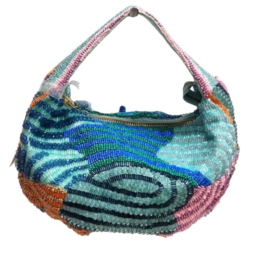 🔥VIRAL🔥 Made In India Viral Beaded Multicolor Handcraft Bag. NO BEADS MISSING.